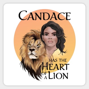 Candace Owens - Heart of a Lion Sticker